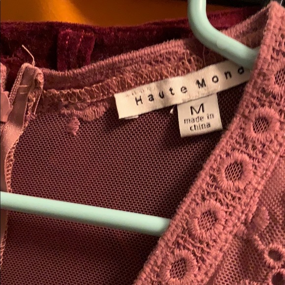 NWOT Haute Monde lace romper - Picture 3 of 3